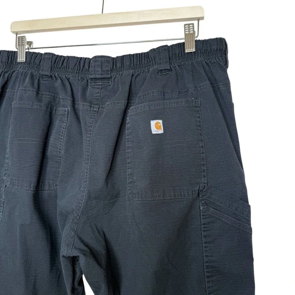 Womens Black Cargo Pants - Classic Utility Style - Picture 4 of 5